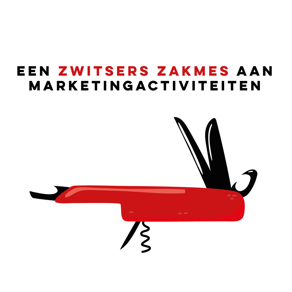 MADE Digital - shapes - Zwitsers zakmes - marketingactiviteiten