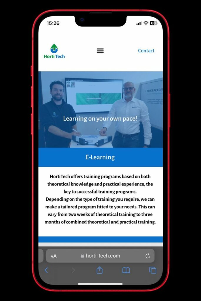 MADE Digital - hortitech - partners - projecten - website - e-learning