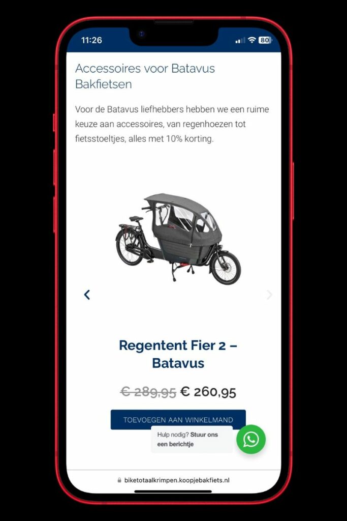 MADE Digital - Bike Totaal Krimpen - koopjebakfiets - accessoires