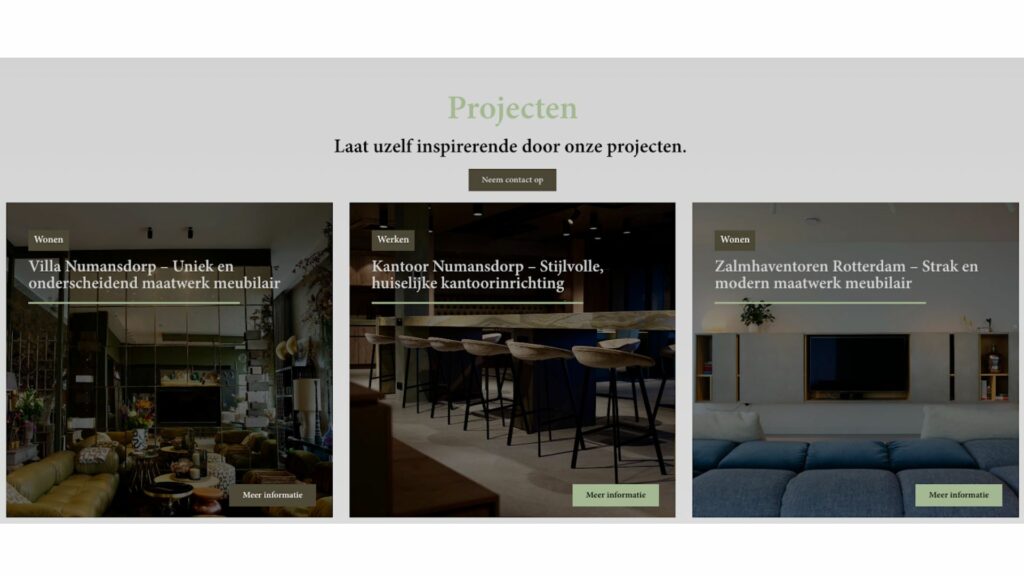 MADE Digital - projecten - website - maaskant - meubel- en interieurbouw - projectenpagina